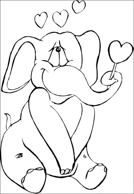 Verliefde olifant